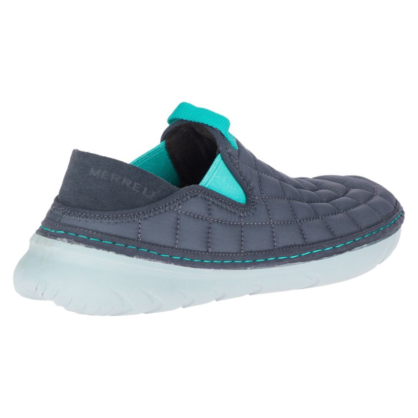 Chaussure Casual Merrell Hut Moc Bleu Femme | W.G.ODZG